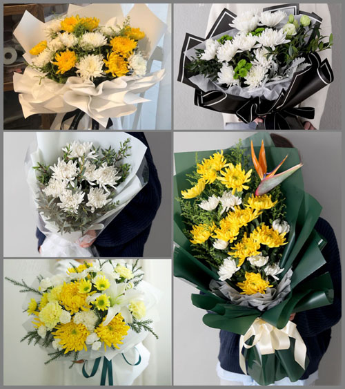 贵州毕节市赫章县野马川镇新场村白事花束代送